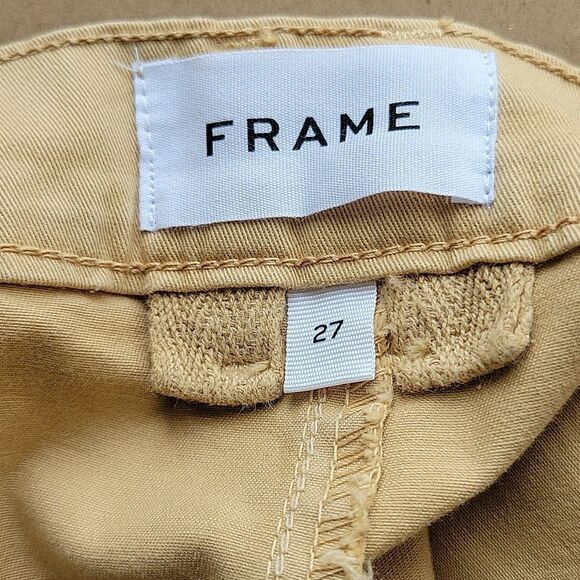 NWT Frame High Waist Patch Pockets Utility Shorts - Picture 8 of 9